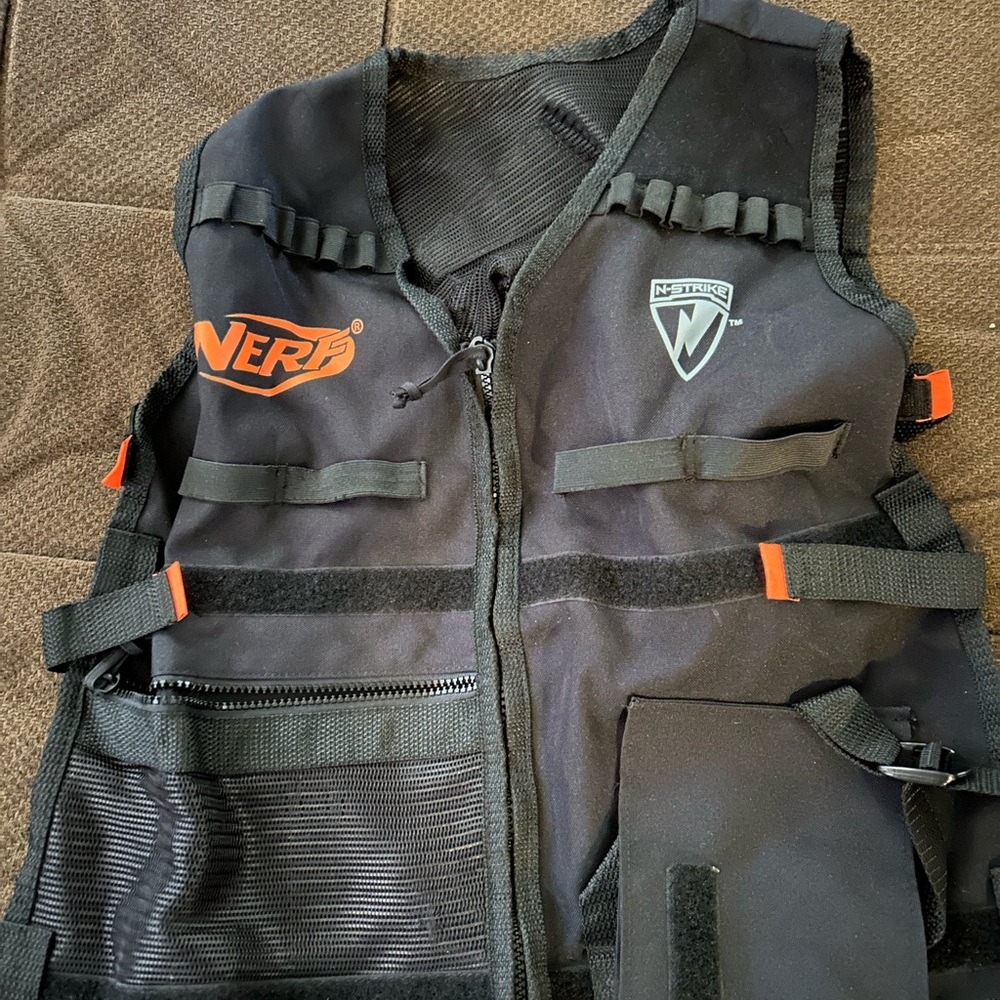 Nerf N-Strike Elite Black and Orange Vest